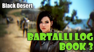 Black Desert Bartali Adventure Log Book 3 Guide  One Permanent DP for All Your Characters [upl. by Edgard]